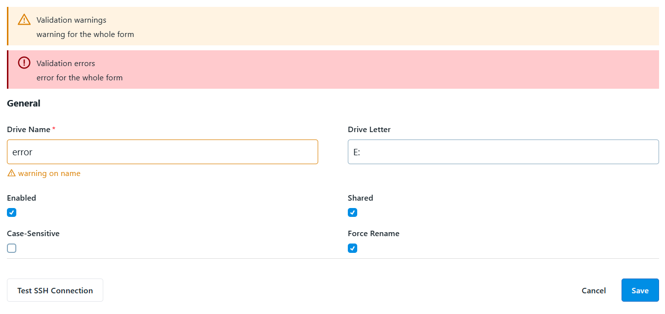 Server-side Validation